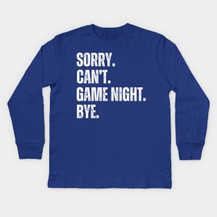 Game Night Kids Long Sleeve T-Shirt